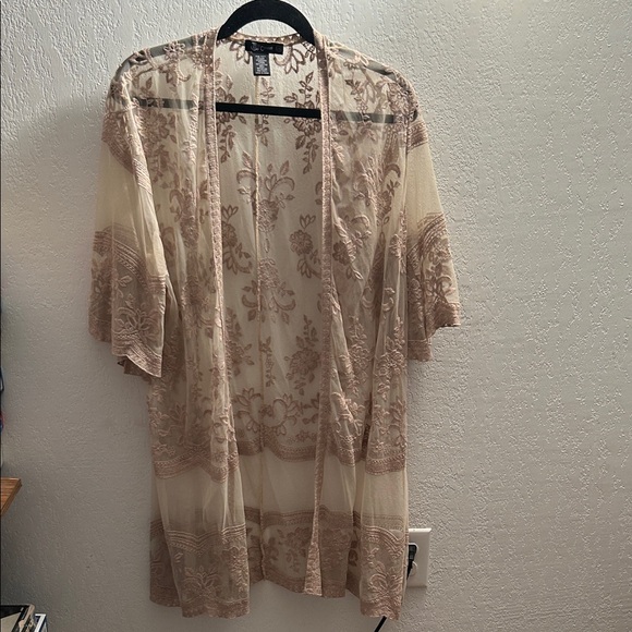 Miss Chievous Sweaters - 59. Miss Chievous Cream and Brown Cardigan